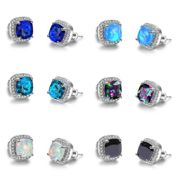 stud junxin female multicolor birthstone square earrings for women white gold rose filled blue fire opal cz, Golden;silver
stud junxin female multicolor birthstone square earrings for women white gold rose filled blue fire opal cz, Golden;silver