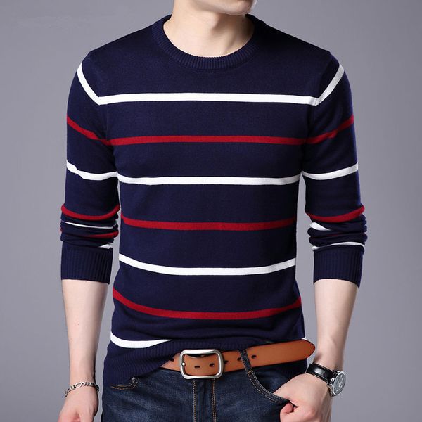 pullover men brand clothing autumn winter wool slim fit sweater men casual striped pull jumper male clothes black white red 201204, White;black
pullover men brand clothing autumn winter wool slim fit sweater men casual striped pull jumper male clothes black white red 201204, White;black