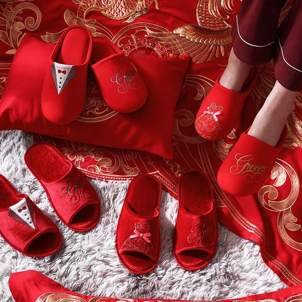 chinese style wedding house couples slippers all seasons bedroom lovers shoes red embroidery cotton bedroom ladies slippers #2437, Black
chinese style wedding house couples slippers all seasons bedroom lovers shoes red embroidery cotton bedroom ladies slippers #2437, Black