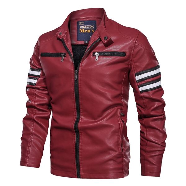 2021 new mens jackets stand collar motorcycle male pu coats biker faux leather fashion outerwear hommes veste o zvml, Black
2021 new mens jackets stand collar motorcycle male pu coats biker faux leather fashion outerwear hommes veste o zvml, Black