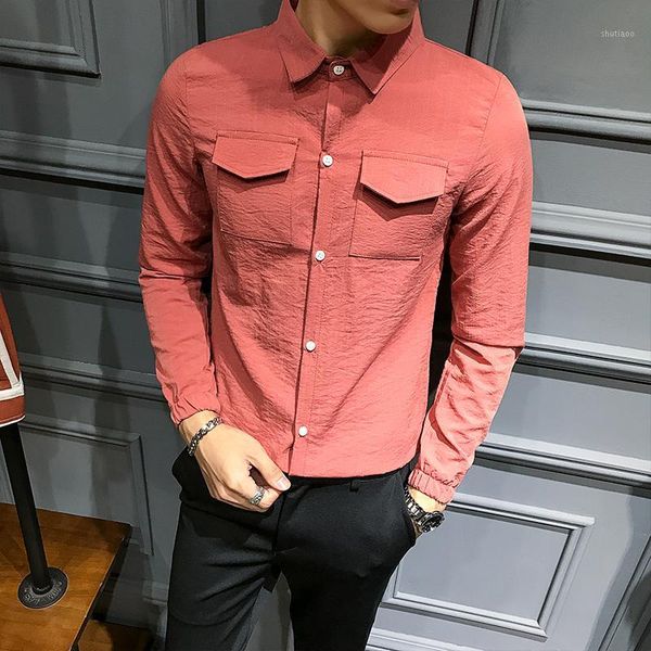 shirt men's long-sleeved spring and autumn new youth korean version of pure color wild casual spring thin shirt men's1, White;black
shirt men's long-sleeved spring and autumn new youth korean version of pure color wild casual spring thin shirt men's1, White;black