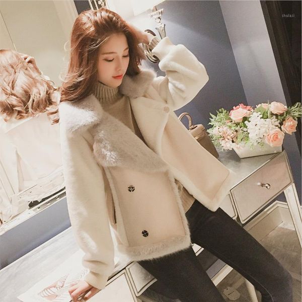 2021 autumn and winter new jacket suede locomotive push cotton jacket fur one lamb hair short coat women1, Black
2021 autumn and winter new jacket suede locomotive push cotton jacket fur one lamb hair short coat women1, Black