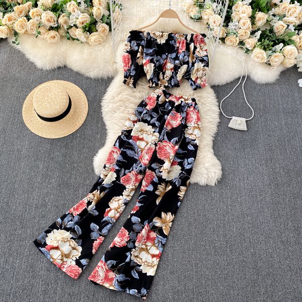 2021 new singiny women summer slash neck puff ruched beach elastic loose pants fashion floral tenderness m0hb, Gray
2021 new singiny women summer slash neck puff ruched beach elastic loose pants fashion floral tenderness m0hb, Gray