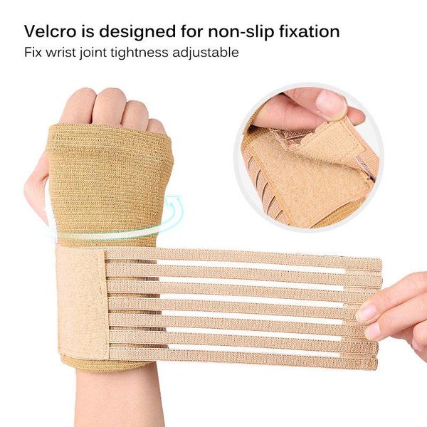 wrist support brace hand professional elastic sports adjustable wristband safety carpal tunnel tennis bandage kit, Black;red 
wrist support brace hand professional elastic sports adjustable wristband safety carpal tunnel tennis bandage kit, Black;red