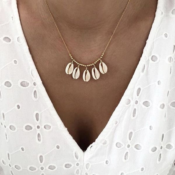 bohemian natural shell pendants tassel necklaces for women gold color 2020 fashion jewelry sweet clavicle chain new arrival, Silver
bohemian natural shell pendants tassel necklaces for women gold color 2020 fashion jewelry sweet clavicle chain new arrival, Silver