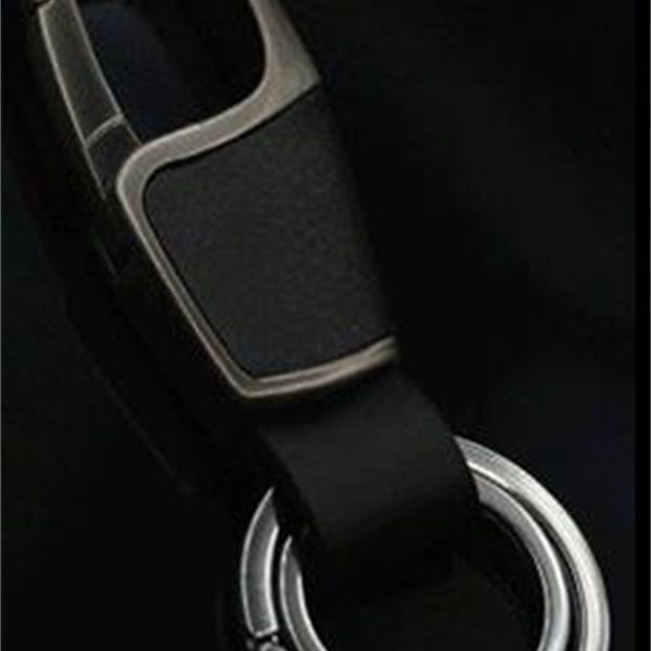 pendant high-grade leather men's car new keychain, Silver
pendant high-grade leather men's car new keychain, Silver