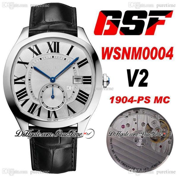 gsf v2 drive wsnm0004 1904-ps mc automatic mens watch steel case silver textured dial black roman markers leather strap watches super editio, Slivery;brown
gsf v2 drive wsnm0004 1904-ps mc automatic mens watch steel case silver textured dial black roman markers leather strap watches super editio, Slivery;brown