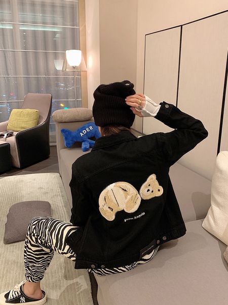 alanni heavy industry palm net red guillotine bear jeans, Black
alanni heavy industry palm net red guillotine bear jeans, Black