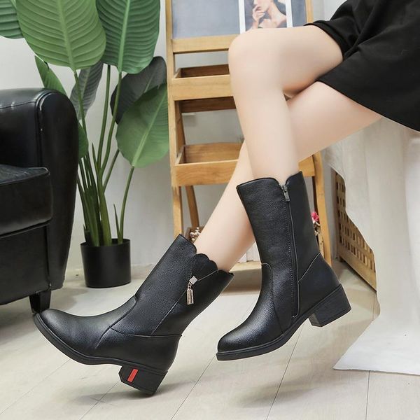 boots rock shoes woman lady winter footwear round toe zipper mid-calf 2021 med mid calf rubber basic short plush pu hoof heels, Black
boots rock shoes woman lady winter footwear round toe zipper mid-calf 2021 med mid calf rubber basic short plush pu hoof heels, Black
