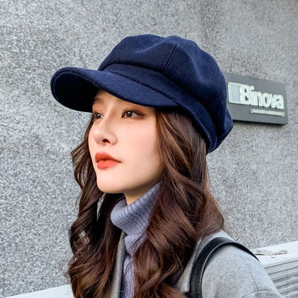 thickening and solid autumn wool winter octagonal female warm beret painter hat 00ay39ef
thickening and solid autumn wool winter octagonal female warm beret painter hat 00ay39ef