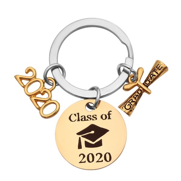 new 6pcs european style and american class fashion of 2020 graduates stainless steel keychain small gifts s-9, Silver
new 6pcs european style and american class fashion of 2020 graduates stainless steel keychain small gifts s-9, Silver