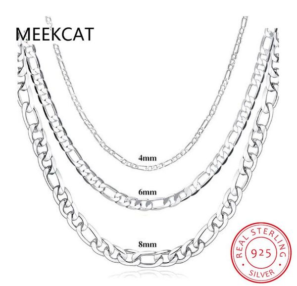 silver 925 jewelry curb link necklace chains for men female fashion accessories wide 4mm 6mm 8mm
silver 925 jewelry curb link necklace chains for men female fashion accessories wide 4mm 6mm 8mm