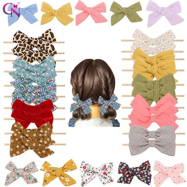 12/ pcs/lot cute printing hair bows clips headbands baby girls nylon turban head bands hairband kids newborn hair accessories, Slivery;white
12/ pcs/lot cute printing hair bows clips headbands baby girls nylon turban head bands hairband kids newborn hair accessories, Slivery;white