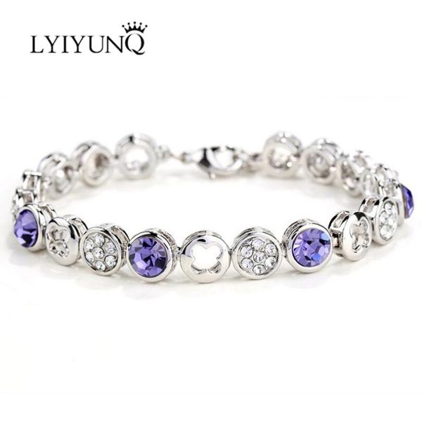 charm bracelets lyiyunq classic round flower for women fashion crystal bracelet trendy rhinestone girls white wedding jewelry, Golden;silver
charm bracelets lyiyunq classic round flower for women fashion crystal bracelet trendy rhinestone girls white wedding jewelry, Golden;silver