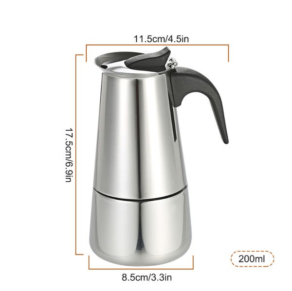 homgeek 9 6 4 2 чашки из нержавеющей стали espresso percolator coffee maker moka post pove top coffee maker pot для домашней кухни f sqclor
homgeek 9 6 4 2 чашки из нержавеющей стали espresso percolator coffee maker moka post pove top coffee maker pot для домашней кухни f sqclor