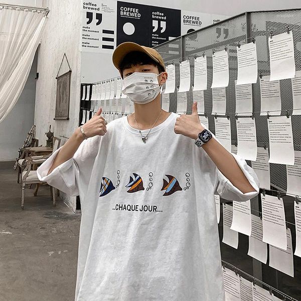 2020 summer new youth popular male loose printed 3/4 sleeve t-shirt fashion casual wild round neck pullover black / white /green1, White;black
2020 summer new youth popular male loose printed 3/4 sleeve t-shirt fashion casual wild round neck pullover black / white /green1, White;black