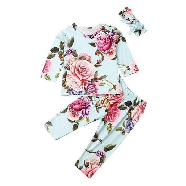 clothing sets 3pcs born kid baby girl clothes long sleeve floral printed t-shirt pants headband outfit spring autumn, White
clothing sets 3pcs born kid baby girl clothes long sleeve floral printed t-shirt pants headband outfit spring autumn, White