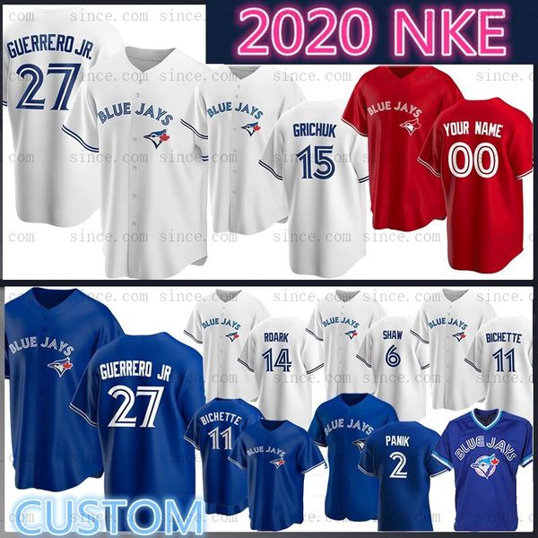 27 vladimir guerrero jr.toronto custom biggio baseball jersey george bell joe carter roberto alomar justin smoak morris martin donaldson, Blue;black
27 vladimir guerrero jr.toronto custom biggio baseball jersey george bell joe carter roberto alomar justin smoak morris martin donaldson, Blue;black