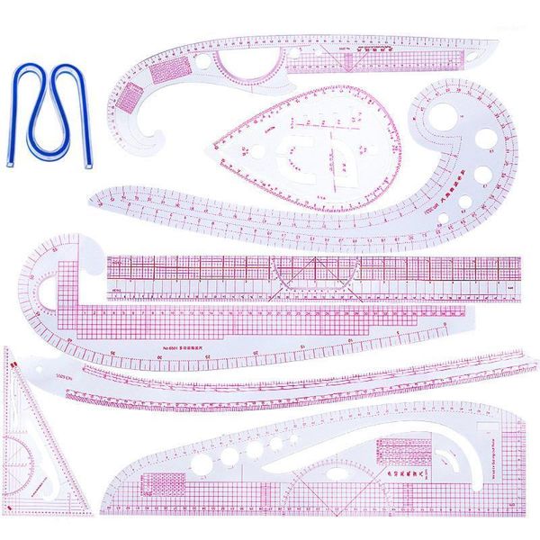 sewing notions & tools 9pcs multi-functional french curve ruler set grading rulers patchwork for tailors dressmaker designer sewing1, Black
sewing notions & tools 9pcs multi-functional french curve ruler set grading rulers patchwork for tailors dressmaker designer sewing1, Black