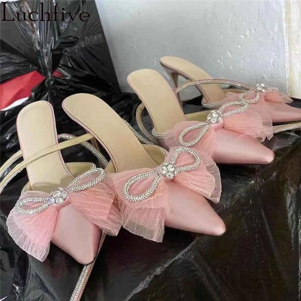 2021 crystal bowtie sandals mesh pointy toe party shoes thin high heels gladiator stiletto runway pink shoes woman1, Black
2021 crystal bowtie sandals mesh pointy toe party shoes thin high heels gladiator stiletto runway pink shoes woman1, Black