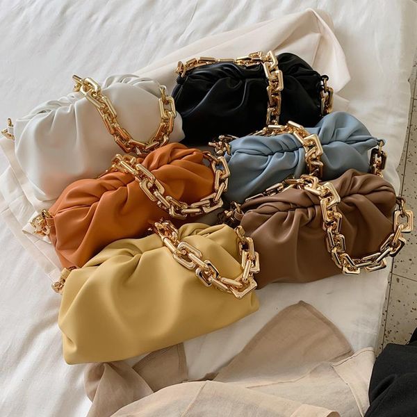day clutch chains dumpling clip purse bag women shoulder bag cloud underarm women bags pleated baguette pouch totes handbag sac
day clutch chains dumpling clip purse bag women shoulder bag cloud underarm women bags pleated baguette pouch totes handbag sac
