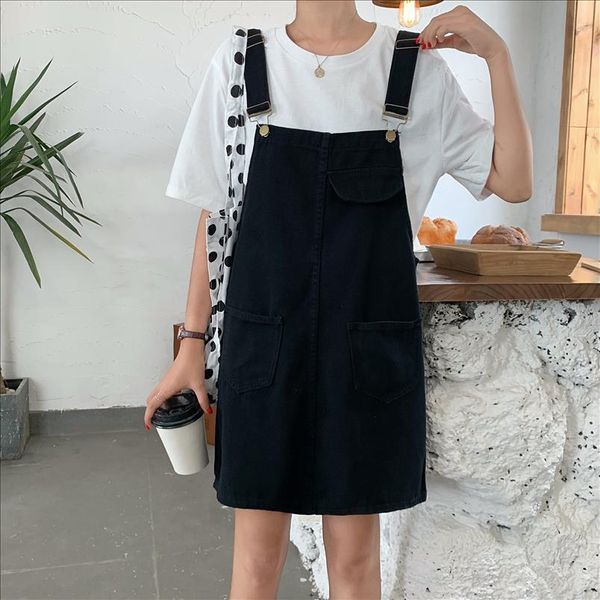 women streetwear straight loose jeans skirt with suspenders womens casual denim skirt black white preppy style overalls skirts
women streetwear straight loose jeans skirt with suspenders womens casual denim skirt black white preppy style overalls skirts