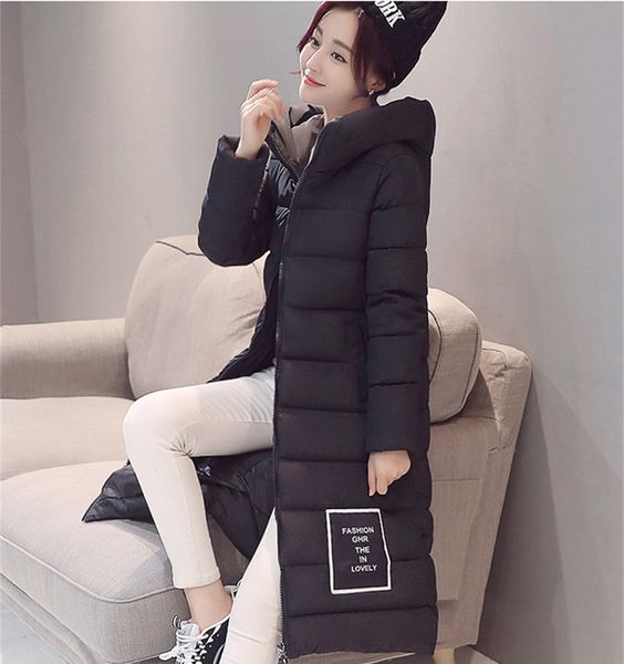 2021 new inverno parka quente acolchoado jaquetas femininas casuais com capuz longo parkas casaco feminino wxf451 s720, Black
2021 new inverno parka quente acolchoado jaquetas femininas casuais com capuz longo parkas casaco feminino wxf451 s720, Black