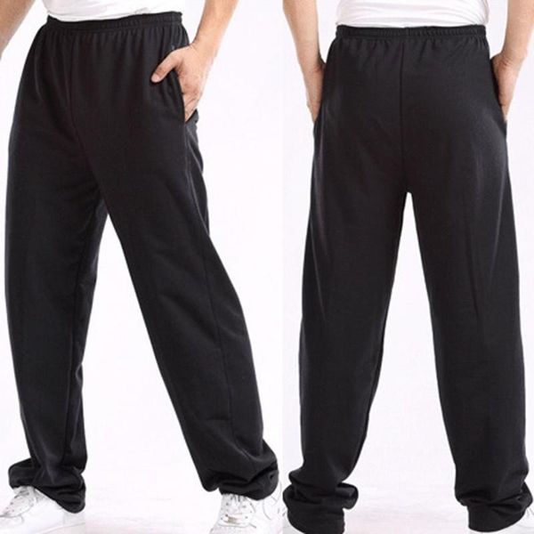 men's pants men solid color elastic waistband pockets sports hip hop loose straight, Black
men's pants men solid color elastic waistband pockets sports hip hop loose straight, Black
