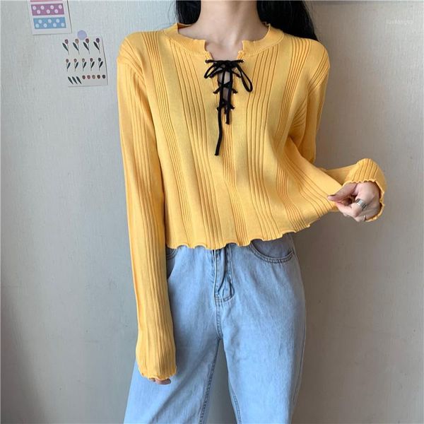 laced v-neck sweater shirts crop woman slim full sleeve knitted streetwear sweaters pullovers female autumn clothing1, White;black
laced v-neck sweater shirts crop woman slim full sleeve knitted streetwear sweaters pullovers female autumn clothing1, White;black