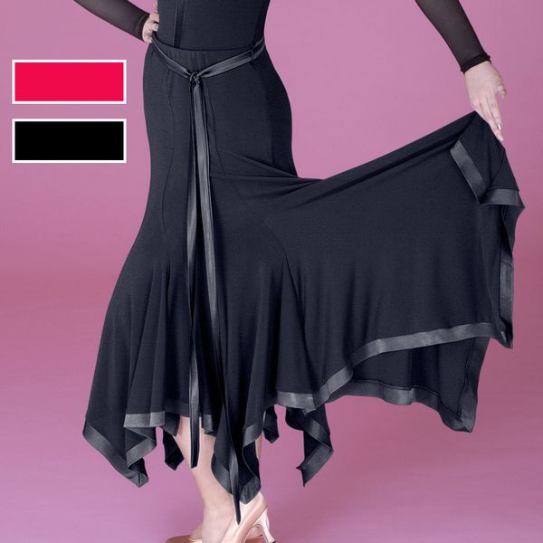 new ballroom dance skirt new style waltz skirt tango dance competition costume irregularity hem red/black ballroom skirt bi005, Black;red
new ballroom dance skirt new style waltz skirt tango dance competition costume irregularity hem red/black ballroom skirt bi005, Black;red