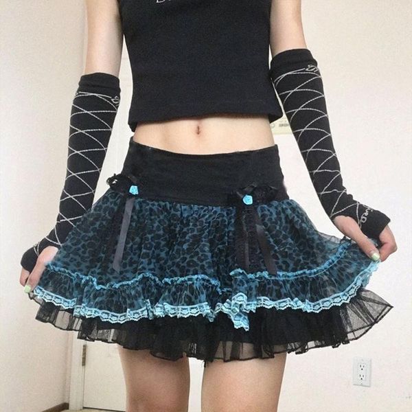 women gothic vintage pleated leopard print mini skater skirt harajuku cute bowknot floral lace patchwork flared hem party s, Black
women gothic vintage pleated leopard print mini skater skirt harajuku cute bowknot floral lace patchwork flared hem party s, Black