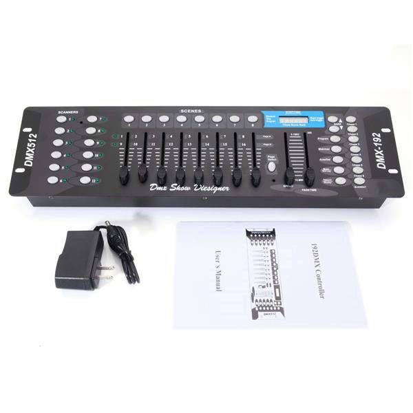 design 192ch dmx512 dj led black precision stage light controller (ac 100-240v) metal material
design 192ch dmx512 dj led black precision stage light controller (ac 100-240v) metal material
