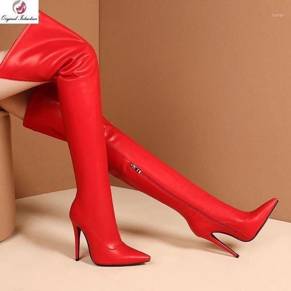 women thigh high boots fashion patent high heels pointed toe short plush stiletto over the knee boots shoes woman plus size 3-131, Black
women thigh high boots fashion patent high heels pointed toe short plush stiletto over the knee boots shoes woman plus size 3-131, Black