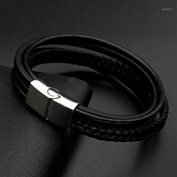 mens bracelets 2020 multilayer leather bracelet men jewelry pulseras fashion vintage style handmade stainless steel jewellery1, Golden;silver
mens bracelets 2020 multilayer leather bracelet men jewelry pulseras fashion vintage style handmade stainless steel jewellery1, Golden;silver