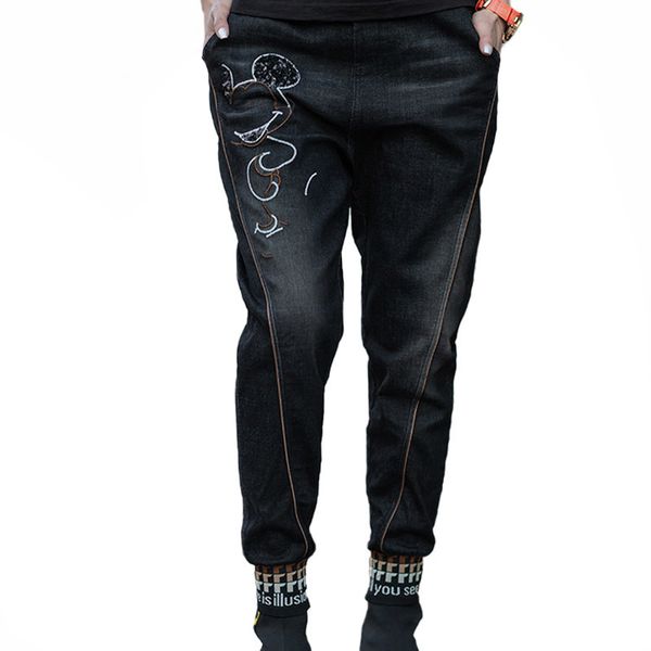 fashions ladies sequin sequins elastic women's breeches hare jeans plus size new femme pantalon s3g5, Blue
fashions ladies sequin sequins elastic women's breeches hare jeans plus size new femme pantalon s3g5, Blue
