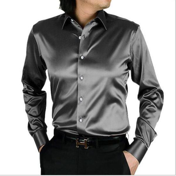 2021 men's fashions korea's silk satin long shirt hombre couples'wedding dress kf38, White
2021 men's fashions korea's silk satin long shirt hombre couples'wedding dress kf38, White