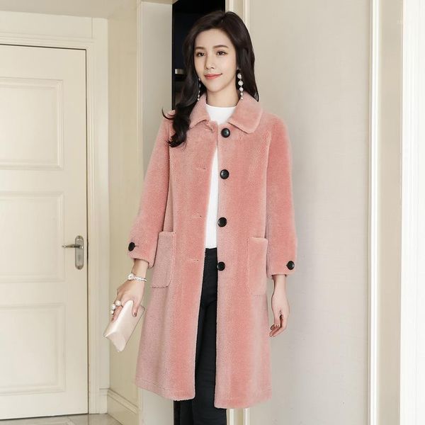 100% real wool jacket winter real fur coat women long korean clothes women's fur coats jackets 2019 veste fourrure femme kj31741, Black
100% real wool jacket winter real fur coat women long korean clothes women's fur coats jackets 2019 veste fourrure femme kj31741, Black