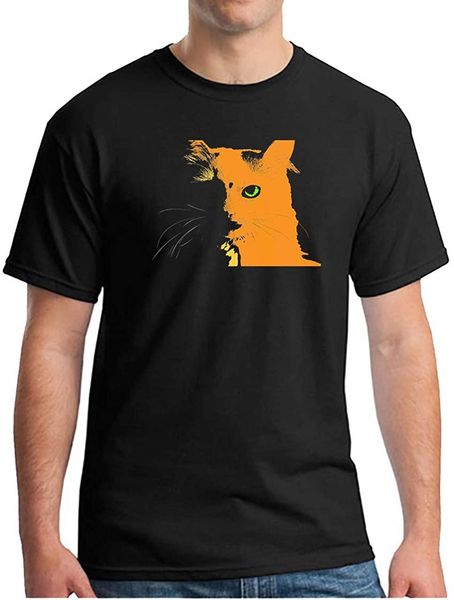 mens soft printed cotton comfort art cat line short sleeve crew neck t-shirts casual sweatshirt, White;black
mens soft printed cotton comfort art cat line short sleeve crew neck t-shirts casual sweatshirt, White;black