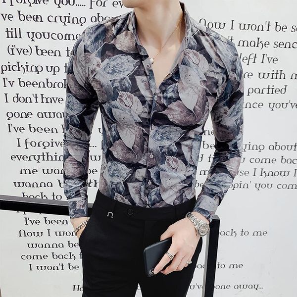minglu all printed mens shirts long sleeve party mens dress shirts fashion slim fit casual male dress, White;black
minglu all printed mens shirts long sleeve party mens dress shirts fashion slim fit casual male dress, White;black