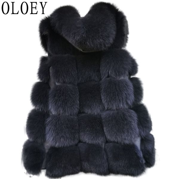 women's hooded real fox fur vest, real natural fur coat, fox leather vest with hat, lady's real fur jacket 201212, Black
women's hooded real fox fur vest, real natural fur coat, fox leather vest with hat, lady's real fur jacket 201212, Black
