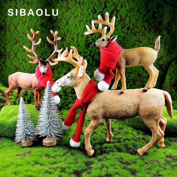 new christmas deer tree scarf elk figurine animal model toys set home decor miniature fairy garden decoration accessories modern
new christmas deer tree scarf elk figurine animal model toys set home decor miniature fairy garden decoration accessories modern