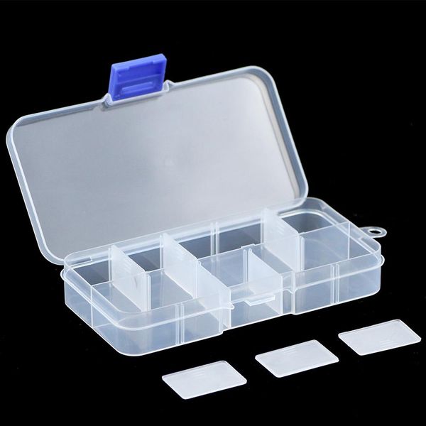 jhnby регулируемый 10 слоты прозрачный отсек пластиковые jewelry box для хранения case контейнер для бусин серьги кольца подарочные коробки
jhnby регулируемый 10 слоты прозрачный отсек пластиковые jewelry box для хранения case контейнер для бусин серьги кольца подарочные коробки