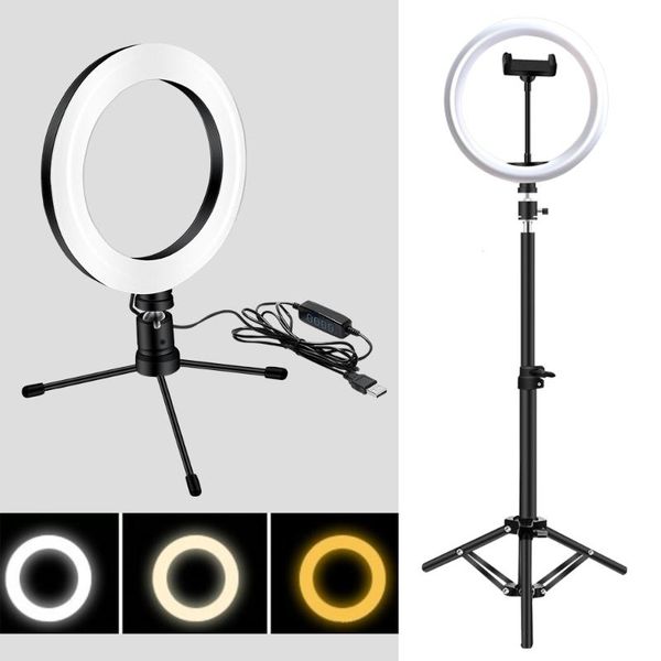 26cm/10inch dimmable led selfie ring light usb selfie ring lamp with 0.5m stand tripod studio pgraphy p fill light
26cm/10inch dimmable led selfie ring light usb selfie ring lamp with 0.5m stand tripod studio pgraphy p fill light