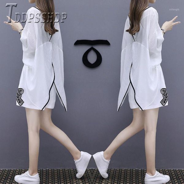 2019 plus size europe women sets blouse and shorts casual female set1, White
2019 plus size europe women sets blouse and shorts casual female set1, White