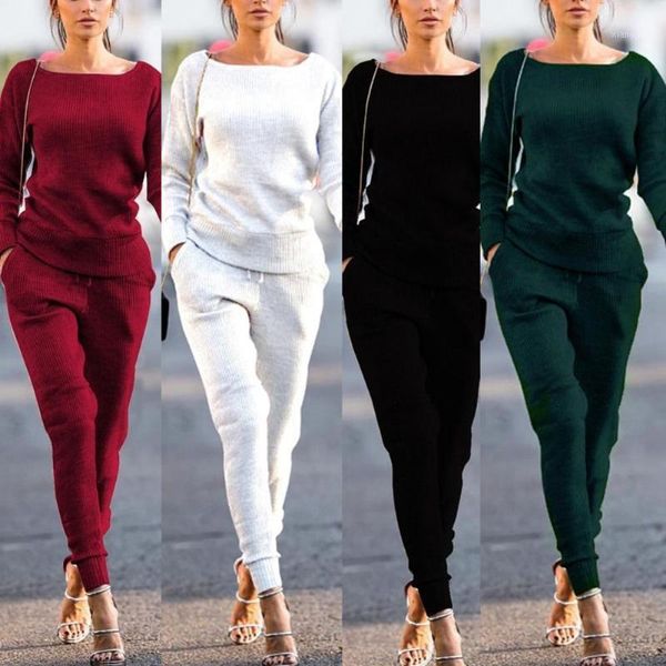 2020 new 2pcs women spring solid color ribbed o neck drawstring pants sport tracksuit1, Gray
2020 new 2pcs women spring solid color ribbed o neck drawstring pants sport tracksuit1, Gray