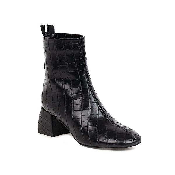 female ankle superfine fiber plus size 22-26.5cm warm autumn length vintage plush stone standard boots c3pm, Black
female ankle superfine fiber plus size 22-26.5cm warm autumn length vintage plush stone standard boots c3pm, Black