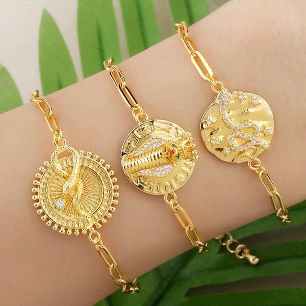 link, chain snake charms link bracelets for girls punk gold color copper cuban chains bracelet women hip hop rocker friends gift animal, Black
link, chain snake charms link bracelets for girls punk gold color copper cuban chains bracelet women hip hop rocker friends gift animal, Black