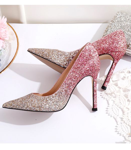 women's fashions fret blue glitter strass poins high heels bride's wedding shoes ten inches rojg, Black
women's fashions fret blue glitter strass poins high heels bride's wedding shoes ten inches rojg, Black