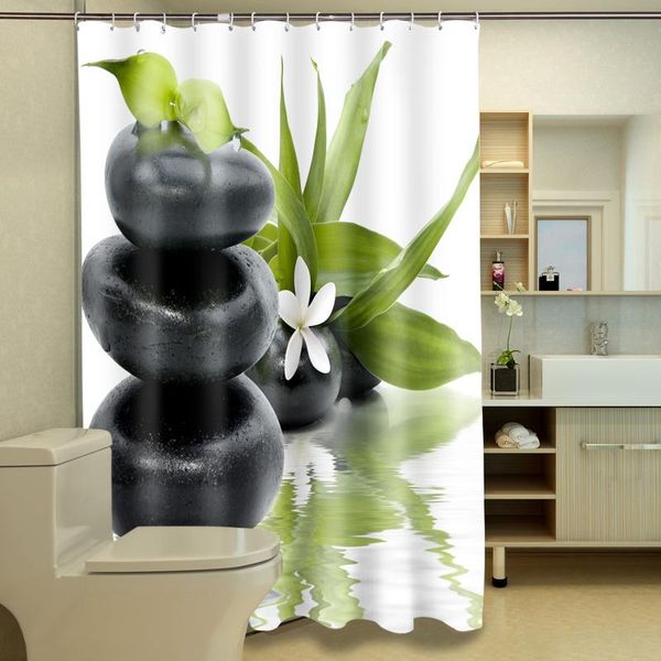 upscale diy printed shower curtain black stone & flowers pattern waterproof thickened fabric bathroom curtains customizable
upscale diy printed shower curtain black stone & flowers pattern waterproof thickened fabric bathroom curtains customizable