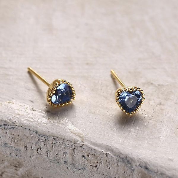 stud exquisite bright blue heart zircon earrings for women 925 sterling silver small crystal designer jewelry bijoux, Golden;silver
stud exquisite bright blue heart zircon earrings for women 925 sterling silver small crystal designer jewelry bijoux, Golden;silver